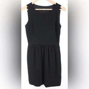 J.Crew sleeveless Camille dress in black size 6